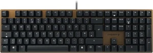 CHERRY KC 200 MX, Mechanical Office Keyboard UK Layout - QWERTY, Black/Bronze  - Picture 1 of 8