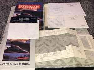 1987 MICRO PROSE PROJECT STEALTH FIGHTER VIDEO GAME for COMMODORE 64 & 128 - Bild 1 von 4