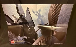 LEGO Herr der Ringe Turm von Orthanc 2-seitiges Poster KOSTENLOSER VERSAND - Bild 1 von 2