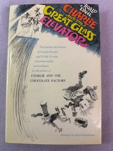 CHARLIE AND THE GREAT GLASS ELEVATOR Roald Dahl 1st Ed 2nd Print 1972 HC/dj Book - Bild 1 von 8