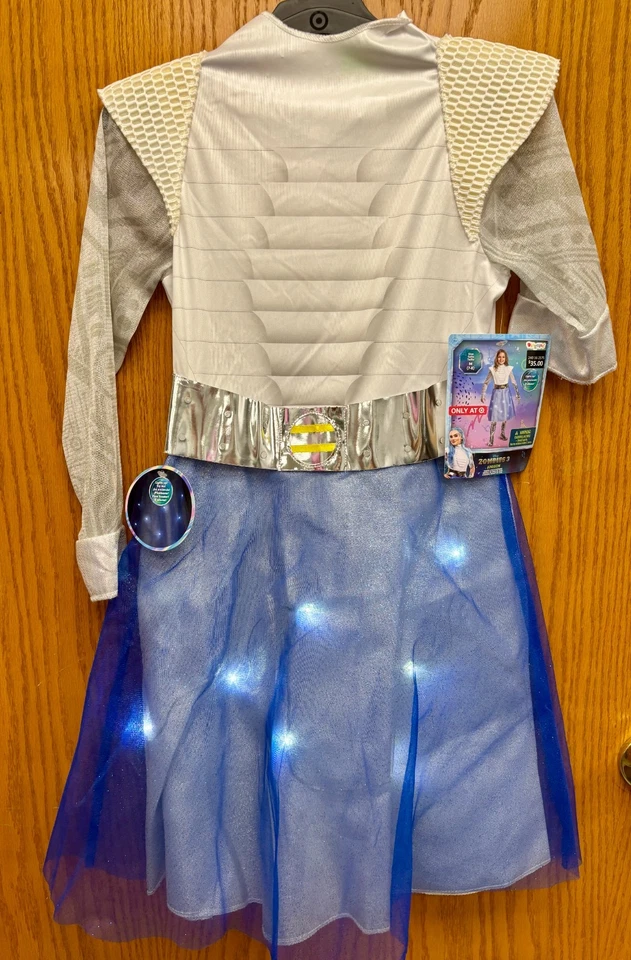 Disguise Zombies 3 ADDISON Deluxe Child Costume Lights Up Size SMALL (4-6)