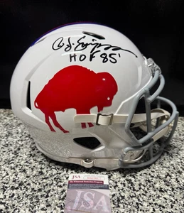 O.J. SIMPSON signed BUFFALO BILLS SPEED Full Size Rep Helmet w/ COA JSA WA220577 - Picture 1 of 5
