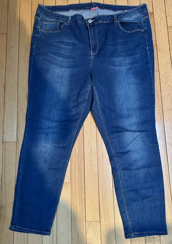 Almost Famous Mujer Jegging Azul Elastizado tiro medio Talla 22 Preppy Informal Básico Foto 1 de 4