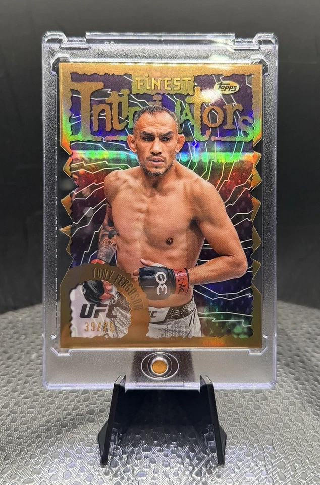 2024 Topps Finest UFC - Intimidators Tony Ferguson #INT-1 Die-Cut Refractor /75 - Image 1 of 3