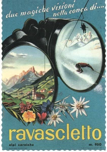 ud 370 - 1990 ca.RAVASCLETTO (Udine) Cartolina non VG - APT Carnia - Imagen 1 de 1