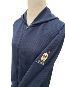 Giacca donna FJ Ronald McDonald House Charities blu navy con cappuccio e zip intera piccola - Foto 1 di 12