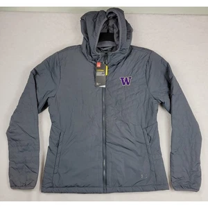 Under Armour Women's Washington Huskies Gray Hooded Jacket L Large - Picture 1 of 13