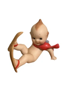 Bezaubernde Vintage Kewpie Puppe Skifahrer 1990 Jesco top kitschig Geschenk Jesco - Bild 1 von 3