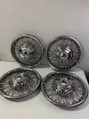 NOS Buick Lesabre, Electra, Park Ave 14" Wire Wheel Cover 1985-87 25537484 SET - Image 1 of 4