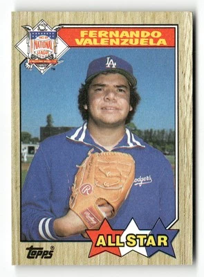 1987 Topps #604 Fernando Valenzuela - Image 1 of 2