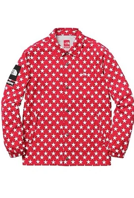 Chaqueta Entrenadores Empacable Supreme X The North Face 15SS Estrella NP01542I Talla M Roja Foto 1 de 4