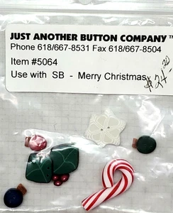 Just Another Button Company "Merry Christmas"  #5064 Embellishment pack - Picture 1 of 2