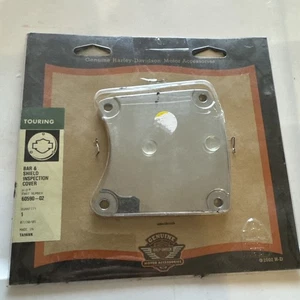 Harley-Davidson Touring Bar & Shield Inspection Cover Chrome OEM 60500-02 - Picture 1 of 2