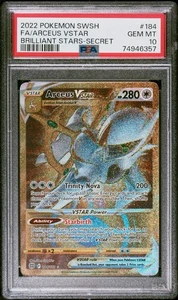 Arceus VSTAR 184/172 PSA 10 Brilliant Stars Pokemon Slab - Picture 1 of 6