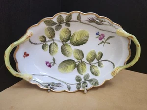 Royal Worcester England THE BLIND EARL ovale Schale Rankengriffe Bone China 6 3/8" - Bild 1 von 10