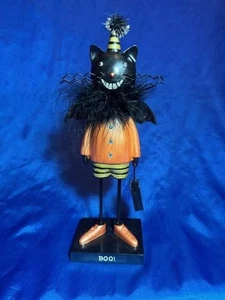 Grassland Road Halloween Black Cat Base "BOO!" with Trick or Treat bag - Picture 1 of 4