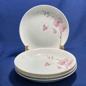 KoTo Bowls and Plate Rice Noodle Soup Fruit Cup Japan Blossom Flowers 4 Pcs - Picture 1 of 12