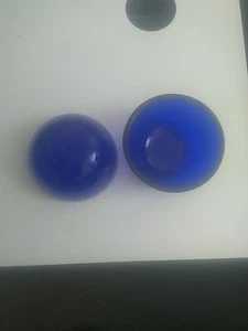 Set Of Two Little Blue Bowls - Picture 1 of 5