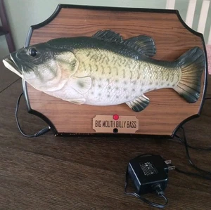 Vintage 1999 Gemmy Big Mouth Billy Bass singender animierter Fisch GETESTET & FUNKTIONIERT! - Bild 1 von 12