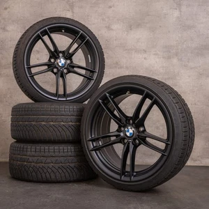 BMW M2 Winterräder 19 Zoll F87 Felgen Styling 641 M 2284907 2284908 schwarz - Bild 1 von 5