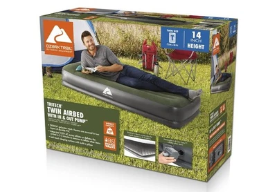 未开封 Ozark Trail 14 英寸气垫带进出泵,双 — 第 1/3 张图片