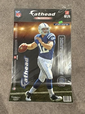 Andrew Luck Fathead Compañeros de Equipo - Indianapolis Colts 9" x 16.5" NUEVO Foto 1 de 3