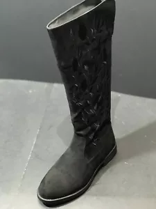 Stivali neri Kenneth Cole Reaction Wild Flower per ragazze giovani taglia US 4/ EUR 35 - Foto 1 di 7