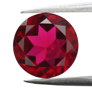 2.09 Ct Red Color Ruby Round Gemstone VS1 Clarity 8.00 MM GN55 