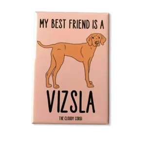Vizsla Dog Magnet Best Friend Cartoon Pet Art Handmade Gifts and Home Decor - Picture 1 of 12