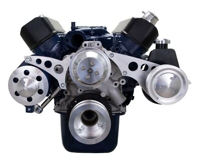 Small Block Ford 351W Serpentine Conversion Kit 351 Windsor System PS SBFL ALT - Image 1 of 2
