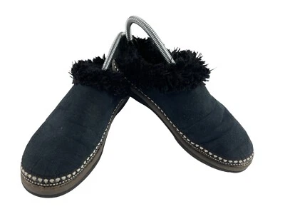 Zapatillas Dr. Scholl Mujer 6 M Zapatos Acurrucados Forrados Negros Sin Cordones Mocasín Comodidad Foto 1 de 4