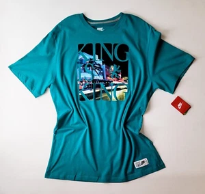 NWT Vintage 2XL Nike Lebron South Beach 2013 'King is King' T-Shirt - 611344-383 - Picture 1 of 15