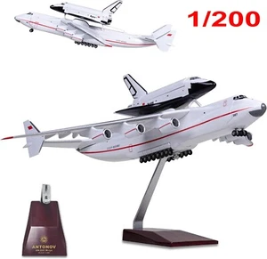 1:200 Scale An-225-CCCP Aircraft Model The Space Shuttle Buran Antonov Painted - Picture 1 of 14