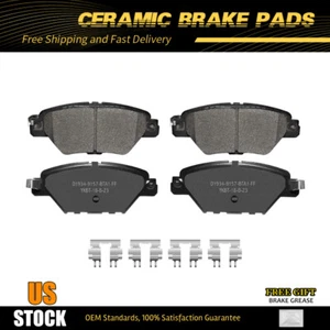 4PCS Rear Brake Pads w/ Hardware Set for 2016 2017 - 2023 MAZDA CX-9 All Models - Bild 1 von 6