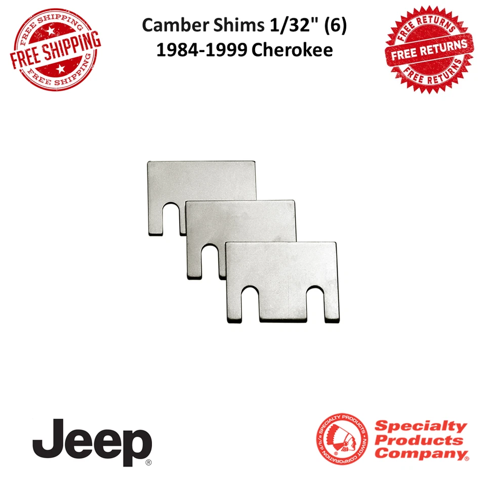Juego de 6 cuñas giratorias/camber SPC 1/32" para Jeep Cherokee 1984-1999 4x4 | #47240 Foto 1 de 4