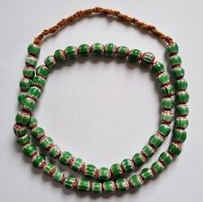 Sehr schöne Glas Beads Halskette - Handarbeit - farbige Chevron Beads aus Nepal