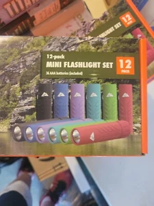 Ozark Trail Outdoor Mini Handheld LED Flashlight Set 12-Pack - Picture 1 of 2
