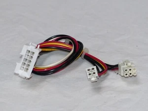 POWER CONNECTOR CABLE 10-PIN TO 6+4-PIN FITS Dell Fiber Bridge PV-136T-FCR - Picture 1 of 1