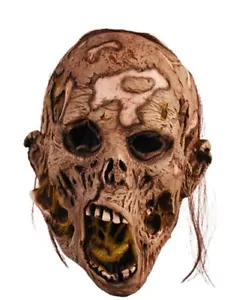 Don Post Studios Classic ROTTEN Zombie Adult Mask Halloween Haunted House New - Picture 1 of 24