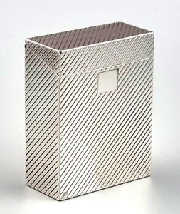 Zigarettenetui Silber 925 Zigaretten Etui Art Deco Design Frankreich Import (23) - Bild 1 von 15