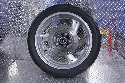 1994 SUZUKI RF 600 R REAR WHEEL RIM TIRE W/ BRAKE ROTOR DISC DISK BACK RF600 94 - Image 1 of 4