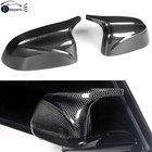 Dry Carbon Fiber Mirror Cover Cap M Look Horn Style For Bmw X3 X4 X5 G01 G02 G05