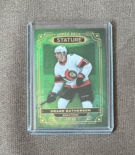 DRAKE BATHERSON 2022-23 UD STATURE GREEN BASE PHOTO VARIANT /66