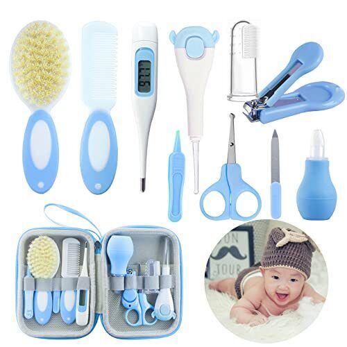 ZELINYE Baby Care Kits,Baby Grooming Kit,10 in 1 Newborn Essentials Must 