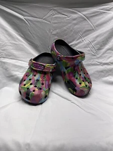 Classic Crocs Black Bass Bubble Block Clogs - Picture 1 of 4