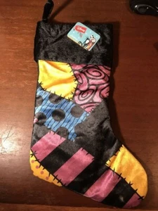 Disney The Nightmare Before Christmas Sally Patchwork Stocking New /w Tags RUZ - Picture 1 of 3