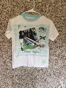 Vintage Rufiji Zodiac “Water Signs” T-Shirt – Scorpio Pisces Cancer –Size M - Picture 1 of 4