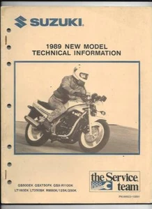 Suzuki GS500EK GSX750FK 1989 GSX-R1100K manual de información técnica - Imagen 1 de 3