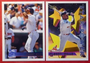 1996 Topps Albert Belle lot of 2 different #45 & #223 (Indians) - Picture 1 of 1