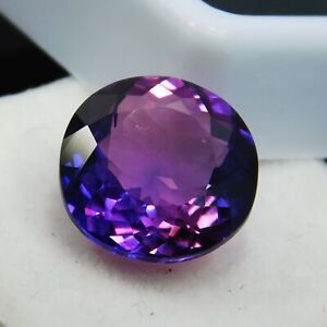 Extremely Rare Natural Purple Tanzanite 8 Ct Round Certified Loose Gemstone